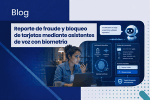 Cuando una persona detecta un cargo que no reconoce, lo que más necesita es actuar rápido. En ese momento, cualquier fricción pesa: buscar el número del banco, esperar en línea, validar identidad y recién después pedir el bloqueo. Ese recorrido no solo afecta la experiencia del cliente. También complica la operación del contact center y aumenta la presión sobre equipos que tienen que responder situaciones urgentes con procesos que muchas veces siguen siendo lentos o demasiado manuales. Por eso, el uso de asistentes de voz con biometría empezó a ganar lugar en conversaciones sobre banca e inteligencia artificial. No como una promesa absoluta, sino como una alternativa para agilizar un flujo crítico: autenticar al cliente con menos fricción, ejecutar acciones urgentes y escalar a un agente cuando el caso lo requiera. Por qué este caso de uso tiene sentido en banca El reporte de fraude y el bloqueo de tarjetas concentran varias tensiones al mismo tiempo: Requieren velocidad Involucran validación de identidad Exigen trazabilidad Afectan la confianza del cliente Suelen llegar en momentos de alta carga emocional Eso hace que sea un caso de uso especialmente relevante para automatización conversacional. No porque deba resolverse siempre sin intervención humana, sino porque una parte del flujo puede ordenarse mejor con tecnología pensada para voz, autenticación y escalamiento. Cómo funciona un flujo de bloqueo con voz y biometría En este tipo de esquema, el cliente inicia el contacto por voz y el sistema intenta validar identidad mientras entiende el motivo de la llamada. Si el nivel de confianza es suficiente y el caso entra dentro de un flujo definido, puede avanzar con acciones como el bloqueo preventivo o la derivación prioritaria. Si no alcanza con esa validación, el sistema puede activar métodos alternativos o transferir el caso a una persona con el contexto ya recopilado. La lógica general suele incluir estas etapas: Etapa Qué ocurre Para qué sirve Detección del motivo El cliente reporta un cargo o movimiento no reconocido Identifica que se trata de un caso urgente Validación inicial El sistema intenta confirmar identidad con biometría de voz o factores adicionales Reduce fricción frente a preguntas repetitivas Ejecución o derivación Se bloquea la tarjeta o se transfiere el caso según reglas definidas Ordena la respuesta según el nivel de certeza Registro del caso Queda trazabilidad del contacto y del paso siguiente Mejora seguimiento y continuidad operativa Este modelo no reemplaza por completo al equipo humano. Lo que hace es ordenar mejor los primeros pasos del proceso, especialmente cuando el tiempo y la claridad son importantes. Qué aporta la biometría de voz en este escenario La biometría de voz puede ayudar a reducir parte de la fricción inicial de una llamada, siempre que la implementación esté bien diseñada y que existan mecanismos de respaldo. Su función no es “convertir la voz en una contraseña definitiva”, sino sumar una capa de validación que puede hacer más ágil el flujo para ciertos casos y ciertos perfiles de riesgo. En términos prácticos, puede aportar en estos puntos: Evitar preguntas manuales repetitivas en algunos contactos Acelerar la identificación inicial del cliente Priorizar casos urgentes dentro del canal de voz Mejorar la experiencia en escenarios de estrés o apuro Dejar mejor preparado el caso si debe escalarse a un agente La precisión, el tiempo de respuesta y el nivel de automatización dependen de la tecnología elegida, del entrenamiento del modelo, del contexto regulatorio y de cómo se configure el flujo operativo. Cómo se conecta esto con la operación de Cari AI En este escenario, la tecnología no solo analiza lo que pasa, sino que también puede intervenir en el flujo de atención. Voicebot es el componente más natural para el canal de voz, porque permite estructurar la interacción inicial, detectar la intención del cliente y acompañar el flujo urgente de bloqueo o derivación. Agentic AI puede ayudar a orquestar decisiones dentro del proceso, por ejemplo cuando el sistema debe elegir entre continuar con el flujo automático, pedir una validación adicional o transferir el caso según reglas predefinidas. Y cuando el caso requiere revisión humana, el Módulo de agentes permite que esa derivación ocurra con contexto previo, evitando que el cliente tenga que repetir desde cero lo que ya explicó. La combinación entre estos tres componentes es la que le da sentido operativo al caso de uso. Qué cambia en la operación Cuando este flujo está mejor resuelto, el impacto no pasa solo por la velocidad. También cambia la forma en que el banco organiza su atención en un momento delicado. Estas son algunas mejoras que una institución suele buscar: Aspecto En un flujo más manual En un flujo mejor asistido Inicio del contacto Validación lenta o repetitiva Flujo inicial más ágil Experiencia del cliente Más fricción en un momento sensible Menos pasos antes de actuar Escalamiento Transferencias con poco contexto Derivación con información previa Carga operativa Mayor dependencia de agentes para todo el flujo Mejor distribución entre automatización y atención humana No se trata de asumir que todos los casos van a resolverse sin agente. Se trata de reducir fricción donde sí es posible y reservar la intervención humana para los escenarios que realmente la necesitan. Qué conviene evaluar antes de implementarlo En un tema como este, la implementación no debería plantearse solo desde eficiencia. También hay que revisar criterios de seguridad, diseño de experiencia, integración y cumplimiento. Antes de avanzar, conviene revisar: Cómo se valida identidad hoy y qué parte del flujo genera más fricción Qué acciones puede ejecutar el sistema sin intervención humana Qué mecanismos alternativos existirán si la biometría no alcanza Cómo se integrará el flujo con los sistemas del banco Qué nivel de trazabilidad necesita la institución Qué exigencias regulatorias o internas deben validarse antes del despliegue En países de la región, el tratamiento de datos biométricos y los mecanismos de autenticación pueden estar sujetos a requisitos específicos. Por eso, cualquier proyecto de este tipo debe evaluarse junto con las áreas legales, de seguridad y compliance, según el país y la operación involucrada. Un checklist útil para empezar Una forma razonable de bajar este proyecto a tierra es empezar con un piloto acotado y criterios claros. Puntos a revisar antes de un piloto Definir el caso de uso exacto: bloqueo preventivo, reporte de fraude o ambos. Revisar la integración con los sistemas del banco para evitar fricciones en la ejecución. Establecer reglas de escalamiento cuando la validación no sea concluyente. Coordinar la revisión legal y de compliance sobre el uso de biometría y consentimiento. Diseñar un flujo alternativo para clientes que no puedan completar la validación por voz. Medir tiempos, calidad del contacto y tasa de derivación, no solo automatización. Probar con un segmento controlado antes de ampliar el alcance. Conclusión El reporte de fraude y el bloqueo de tarjetas son dos momentos en los que la banca necesita combinar velocidad, control y buena experiencia. Ahí es donde un asistente de voz con biometría puede aportar valor, siempre que se implemente con criterios prudentes, integración real y flujos claros de respaldo. El punto no es reemplazar por completo la atención humana. El punto es reducir fricción en un momento crítico, ordenar mejor la validación inicial y permitir que los agentes se concentren en los casos que necesitan intervención real. Si tu institución está evaluando cómo agilizar este tipo de contactos sin perder trazabilidad ni control operativo, Cari AI puede ayudarte a diseñar un flujo más claro para voz, automatización y escalamiento dentro del proceso de reporte de fraude y bloqueo de tarjetas. Preguntas frecuentes sobre bloqueo de tarjetas con biometría de voz ¿La biometría de voz reemplaza por completo otras validaciones? No necesariamente. Según la implementación, puede funcionar como parte del proceso de autenticación junto con otros mecanismos de respaldo o validación adicional. ¿Qué pasa si el sistema no reconoce bien la voz del cliente? El flujo debería contemplar alternativas, como validaciones adicionales o transferencia a un agente con el contexto ya registrado. ¿Este tipo de solución sirve para cualquier banco? Depende de la infraestructura disponible, del modelo de atención, del marco regulatorio aplicable y del tipo de integración que pueda hacerse con los sistemas existentes. ¿Puede bloquear una tarjeta sin intervención humana? Eso depende del diseño del flujo, del nivel de validación alcanzado y de las políticas internas de la institución. No todos los casos deben resolverse de la misma manera. ¿Qué es lo más importante antes de implementarlo? Definir bien el alcance, validar el encaje regulatorio y operativo, y diseñar mecanismos de respaldo para los casos donde la automatización no sea suficiente.