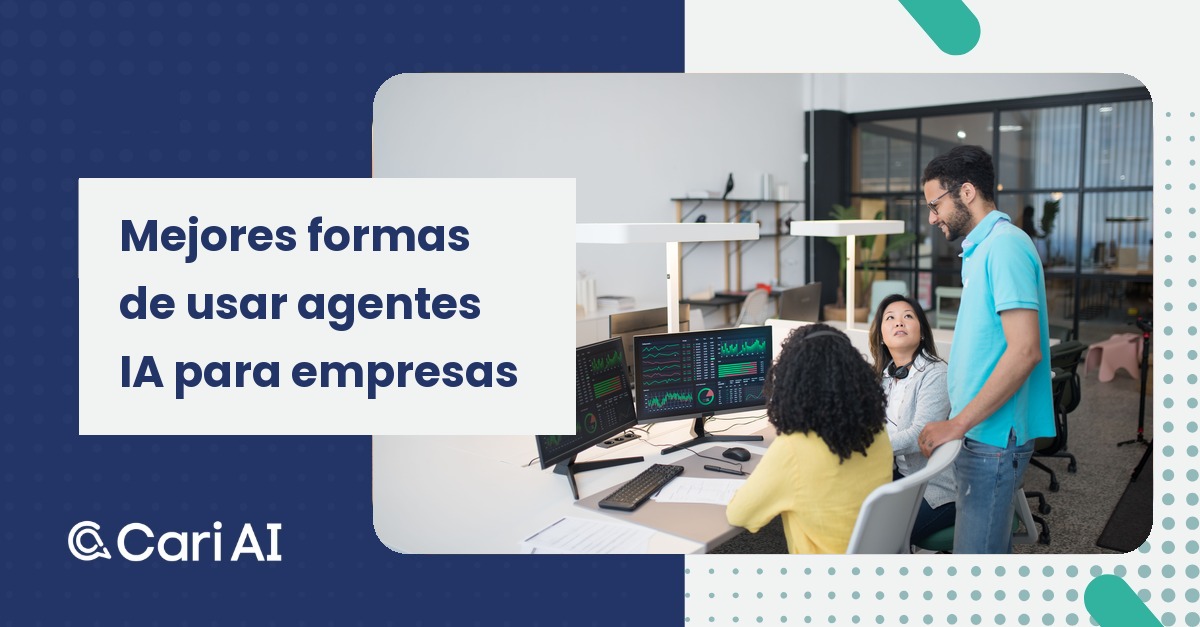 Portada del artículo sobre las mejores formas de usar agentes IA en empresas.
