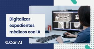 Portada del artículo sobre digitalización de expedientes médicos utilizando inteligencia artificial.