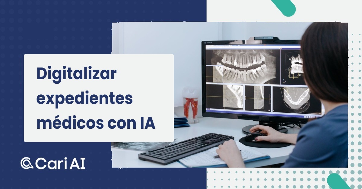 Portada del artículo sobre digitalización de expedientes médicos utilizando inteligencia artificial.